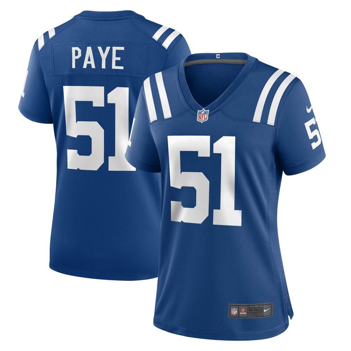 Womens Colts Kwity Paye Royal Game Jersey Gift for Colts fans