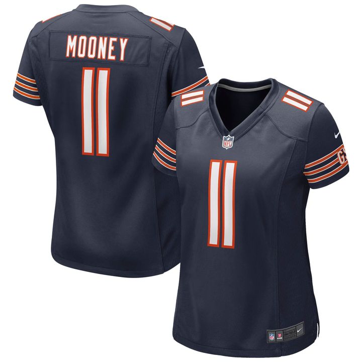 Womens Chicago Bears Darnell Mooney Navy Game Jersey Gift for Chicago Bears fans