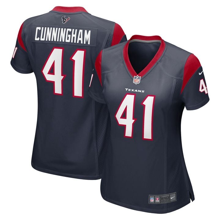 Womens Houston Texans Zach Cunningham Navy Game Jersey Gift for Houston Texans fans