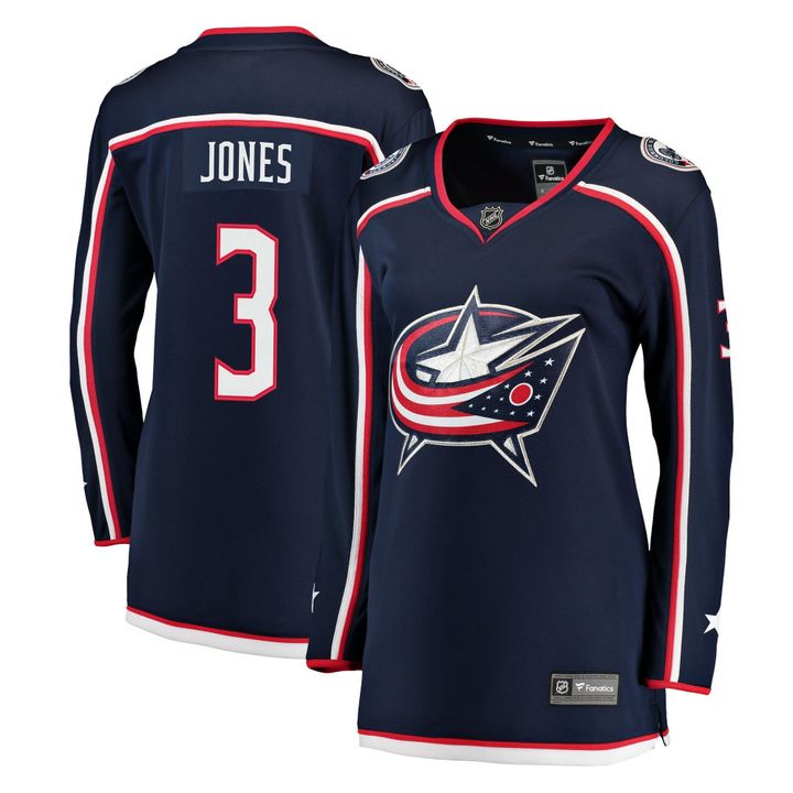Womens Columbus Blue Jackets Seth Jones Navy Home Player Jersey gift for Columbus Blue Jackets fans