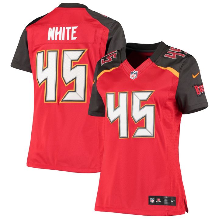 Womens Tampa Bay Buccaneers Devin White Red Vapor Limited Player Jersey Gift for Tampa Bay Buccaneers fans