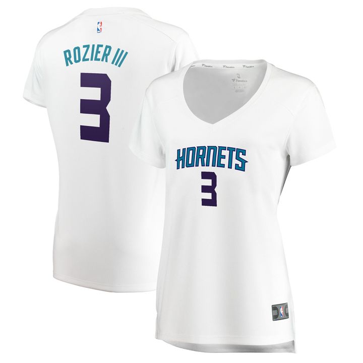 Terry Rozier Charlotte Hornets Womens White Association Edition Jersey gift for Charlotte Hornets fans