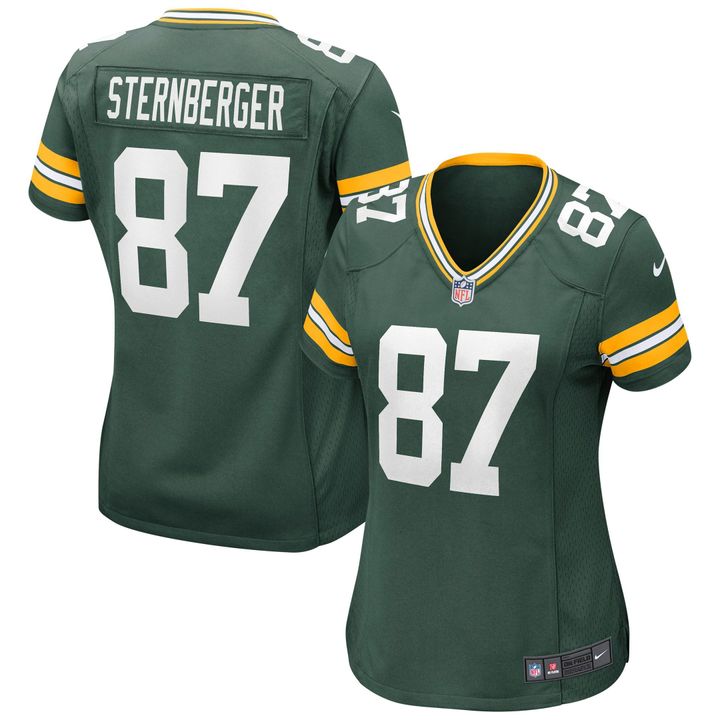 Womens Green Bay Packers Jace Sternberger Green Game Jersey Gift for Green Bay Packers fans
