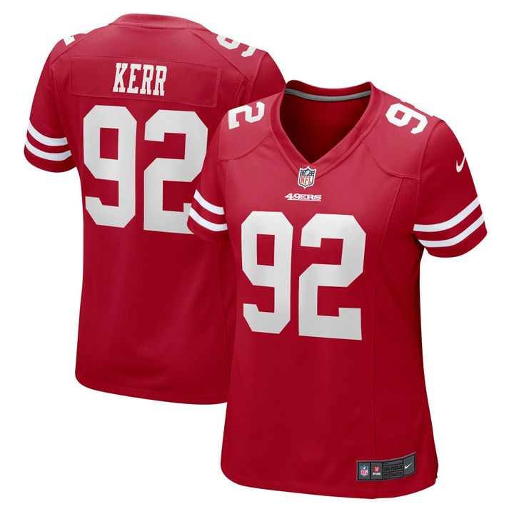 Womens San Francisco 49ers Zach Kerr Scarlet Game Jersey Gift for San Francisco 49Ers fans
