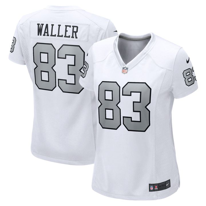 Womens Las Vegas Raiders Darren Waller White Alternate Game Jersey Gift for Las Vegas Raiders fans