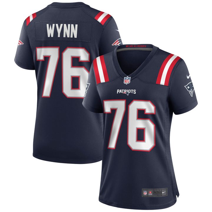 Womens New England Patriots Isaiah Wynn Navy Game Jersey Gift for New England Patriots fans