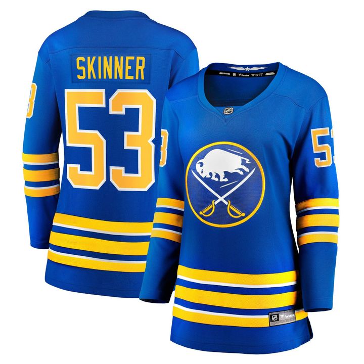Womens Buffalo Sabres Jeff Skinner Royal Home Player Jersey gift for Buffalo Sabres fans