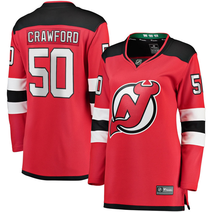 Womens New Jersey Devils Corey Crawford Red Player Jersey gift for New Jersey Devils fans