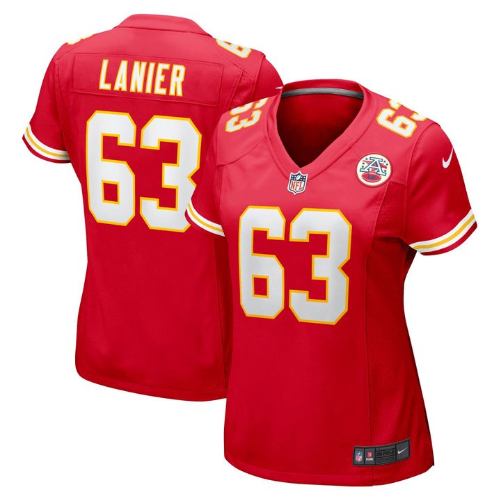 Womens Kansas City Chiefs Willie Lanier Red Retired Player Jersey Gift for Kansas City Chiefs fans