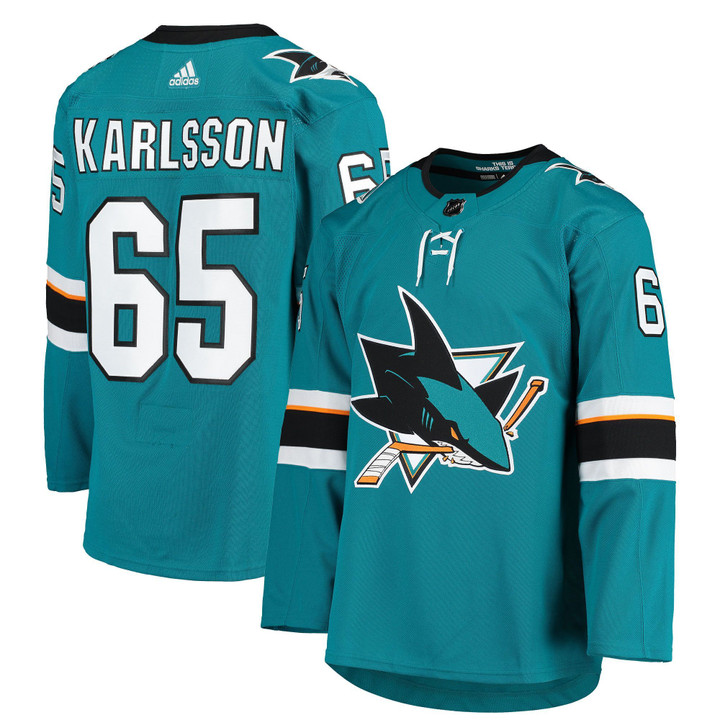 Womens San Jose Sharks Erik Karlsson Teal Home Team Player Jersey gift for San Jose Sharks fans
