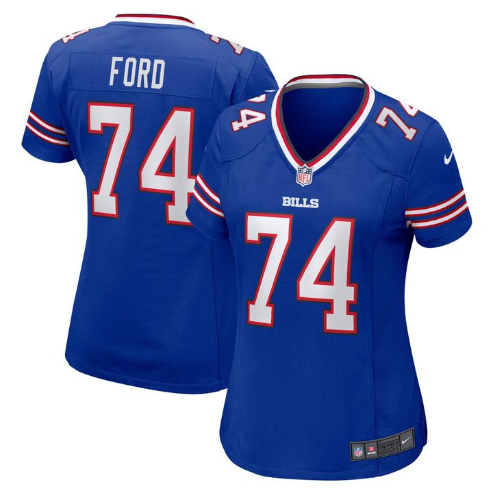 Womens Buffalo Bills Cody Ford Royal Game Player Jersey Gift for Buffalo Bills fans