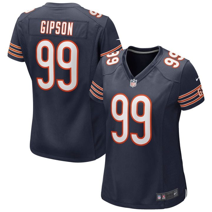 Womens Chicago Bears Trevis Gipson Navy Game Jersey Gift for Chicago Bears fans