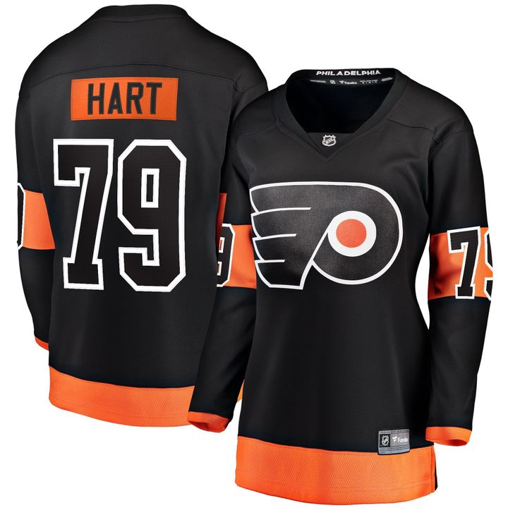 Womens Philadelphia Flyers Carter Hart Black Alternate Player Jersey gift for Philadelphia Flyers fans