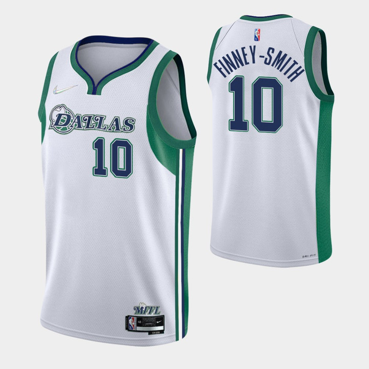 Dallas Mavericks Dorian Finney-Smith 10 Nba 2021-22 City Edition White Jersey Gift For Mavericks Fans