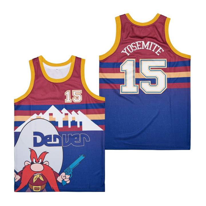 Denver Nuggets Yosemite Sam 15 City Edition Basketball Jersey Gift For Nuggets Fans