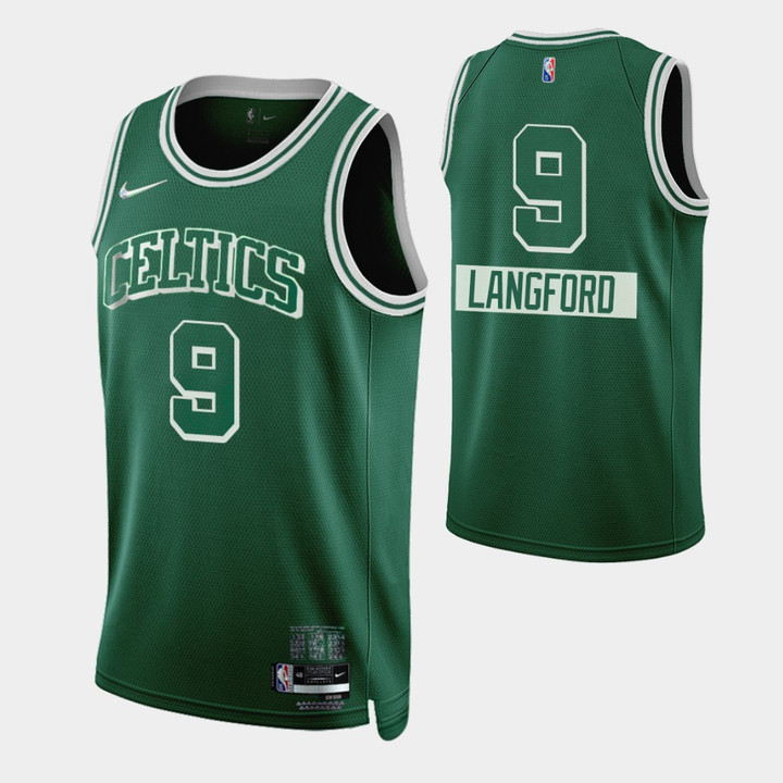Boston Celtics Romeo Langford 9 Nba 2021-22 City Edition Green Jersey Gift For Celtics Fans