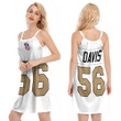 New Orleans Saints Demario Davis #56 NFL American Football Team Logo Color Rush Custom 3D Designed Allover Gift For Saints Fans