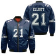 Dallas Cowboys Ezekiel Elliott #21 Great Player NFL American Football Game Navy 2019 Jersey Style Gift For Cowboys Fans