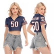 Chicago Bears Mike Singletary #50 Great Player NFL American Football Team Legacy Vintage Navy 3D Designed Allover Gift For Bears Fans
