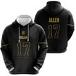 Buffalo Bills Josh Allen #17 Great Player NFL Black Golden Edition Vapor Limited Jersey Style Gift For Bills Fans