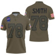 Buffalo Bills Bruce Smith #78 NFL Great Player Camo 2019 Salute To Service Custom 3D Designed Allover Custom Gift For Bills Fans