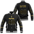 Chicago Bears Gale Sayers #40 Great Player NFL Black Golden Edition Vapor Limited Jersey Style Custom Gift For Bears Fans