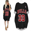 Chicago Bulls Scottie Pippen #33 NBA Great Player Throwback Black Jersey Style Gift For Bulls Fans 2