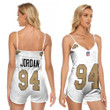 New Orleans Saints Cameron Jordan #94 NFL American Football Team Logo Color Rush Custom 3D Designed Allover Gift For Saints Fans