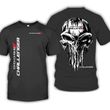 Dodge challenger punisher skull logo racing car for fan t-shirt