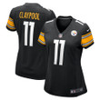 Womens Pittsburgh Steelers Chase Claypool Black Player Game Jersey Gift for Pittsburgh Steelers fans