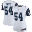 Womens Dallas Cowboys Jaylon Smith White Color Rush Legend Player Jersey Gift for Dallas Cowboys fans
