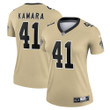 Womens New Orleans Saints Alvin Kamara Gold Inverted Legend Jersey Gift for New Orleans Saints fans