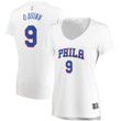 Kyle OQuinn Philadelphia 76ers Womens White Association Edition Jersey gift for Philadelphia 76Ers fans