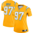 Womens Los Angeles Chargers Joey Bosa Gold Inverted Legend Jersey Gift for Los Angeles Chargers fans