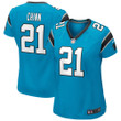 Womens Carolina Panthers Jeremy Chinn Blue Game Jersey Gift for Carolina Panthers fans