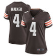 Womens Cleveland Browns Anthony Walker Brown Game Player Jersey Gift for Cleveland Browns fans