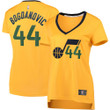 Bojan Bogdanovic Utah Jazz Womens Gold Association Edition Jersey gift for Utah Jazz fans