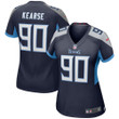 Womens Tennessee Titans Jevon Kearse Navy Game Retired Player Jersey Gift for Tennessee Titans fans