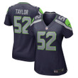 Womens Seattle Seahawks Darrell Taylor College Navy Game Jersey Gift for Seattle Seahawks fans