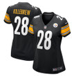 Womens Pittsburgh Steelers Miles Killebrew Black Game Jersey Gift for Pittsburgh Steelers fans