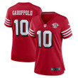 Womens San Francisco 49ers Jimmy Garoppolo Scarlet 75th Anniversary Alternate Game Jersey Gift for San Francisco 49Ers fans