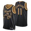 Toronto Raptors Justin Champagnie 11 NBA Basketball Team City Edition Black Jersey Gift For Raptors Fans