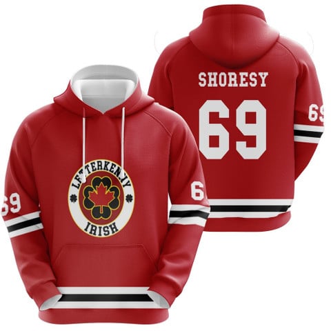 rijk breedtegraad Waakzaamheid Letterkenny Irish Shoresy 69 NHL Ice Hockey Team Logo 2020 Red Jersey 3D  Designed Allover Gift For Letterkenny Fans - Gempose - A higher form of  shopping.