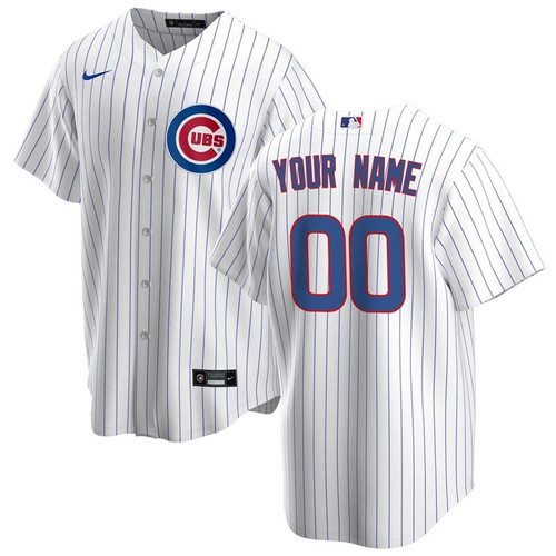 Chicago Cubs MLB 2020 Personalized Custom White jersey
