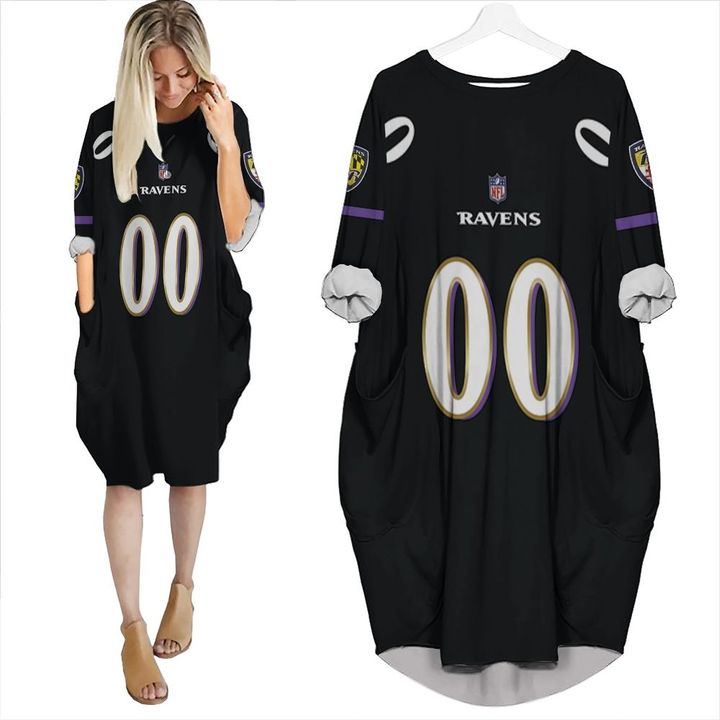 Baltimore Ravens NFL American Football Game Jersey Black 2019 3D Designed Allover Custom Gift For Ravens Fans