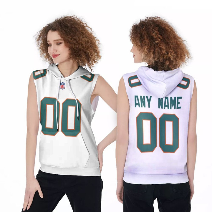 Miami Dolphins NFL American Football White 2019 Alternate Game 3D Designed Allover Custom Gift For Dolphins Fans