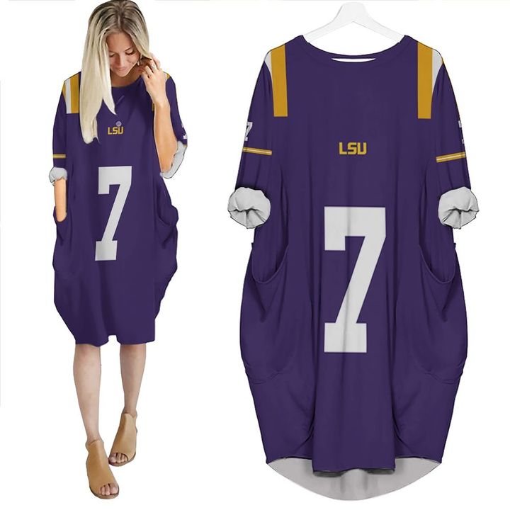 Lsu Tigers And Lady Tigers Lsu Tigers Tyrann Mathieu #7 College University Football Purple 3D Designed Allover Gift For Lsu Fans