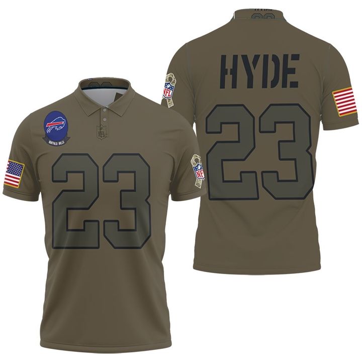 Buffalo Bills Micah Hyde #23 NFL Great Player Camo 2019 Salute To Service Custom 3D Designed Allover Custom Gift For Bills Fans