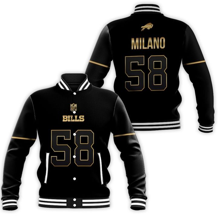 Buffalo Bills Matt Milano #58 Great Player NFL Black Golden Edition Vapor Limited Jersey Style Gift For Bills Fans