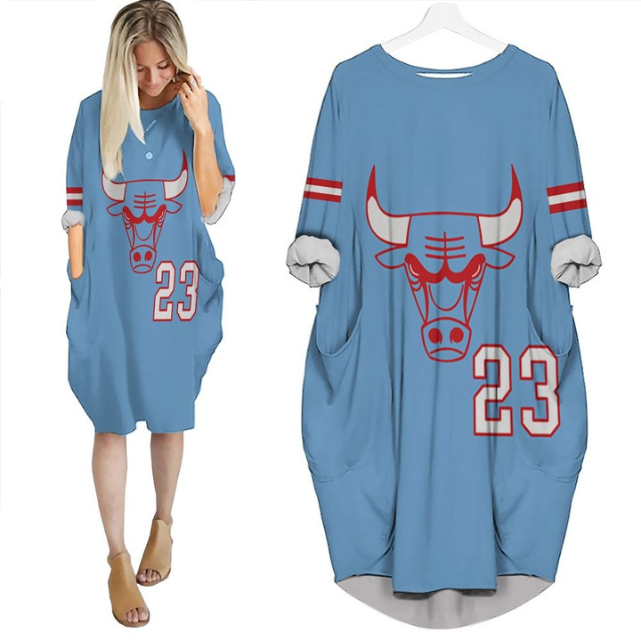 Chicago Bulls Michael Jordan #23 NBA Great Player 2020 City Edition New Arrival Blue Jersey Style Gift For Bulls Fans